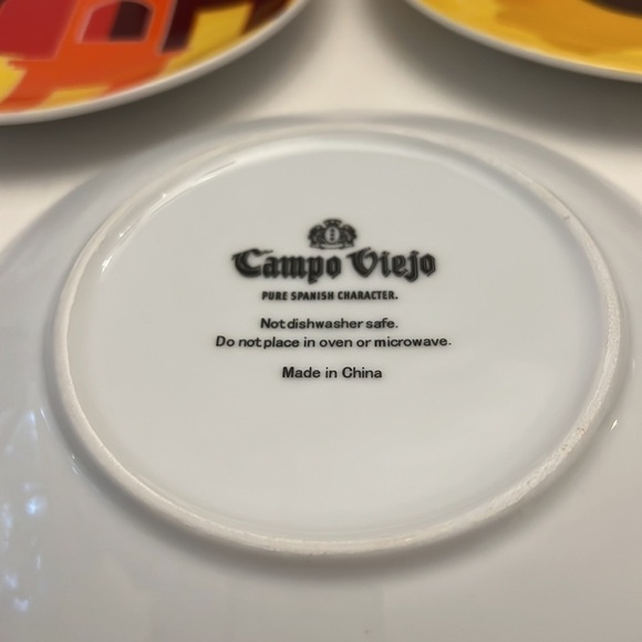 Campo Vieje Pure Spanish Character set of 3 hors d’oeuvre plates in box - Picture 5 of 6